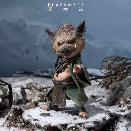 Black Myth: Wukong Zhu Bajie 1/12 Scale Collectible Figure - Premium PVC ABS Bronze Statue for Gaming Fans