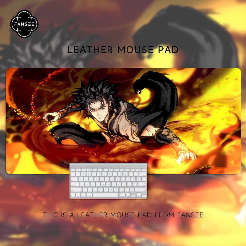 Mountain of Mist and Five Elements Extra Large Anime Mouse Pad - Custom Anti-Slip Desk Mat for Office & Gaming, Stain-Resistant Workstation Pad