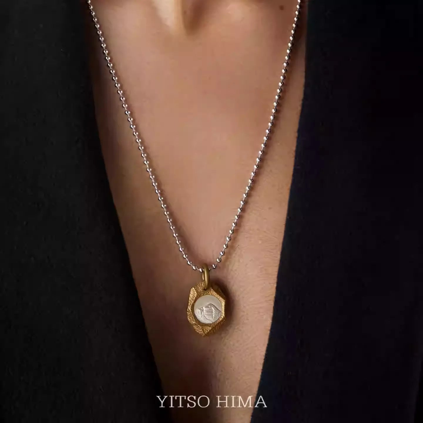 Original Niche Tibetan Silver Couple Pendant - Inspired by the Sacred "Precious Jewel of Snows" - Protection Amulet