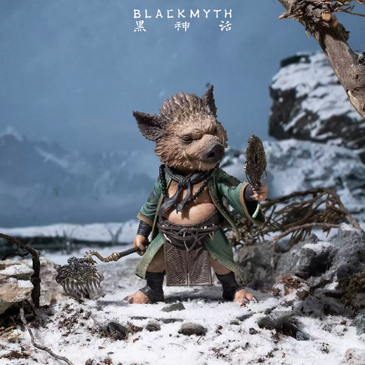 Black Myth: Wukong Zhu Bajie 1/12 Scale Collectible Figure - Premium PVC ABS Bronze Statue for Gaming Fans