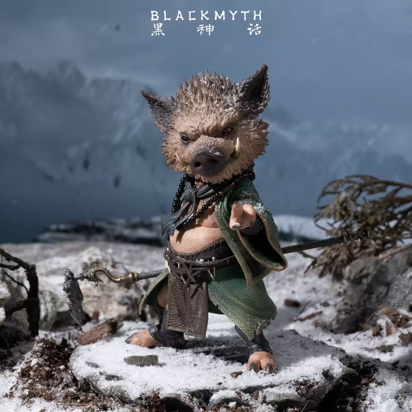 Black Myth: Wukong Zhu Bajie 1/12 Scale Collectible Figure - Premium PVC ABS Bronze Statue for Gaming Fans