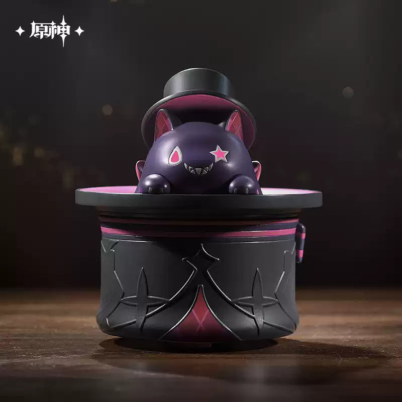 Genshin Impact Lyney Magic Show Grin-Malkin Cat Running Toy - Battery Operated Interactive Plastic Toy (3 AA Batteries Required)