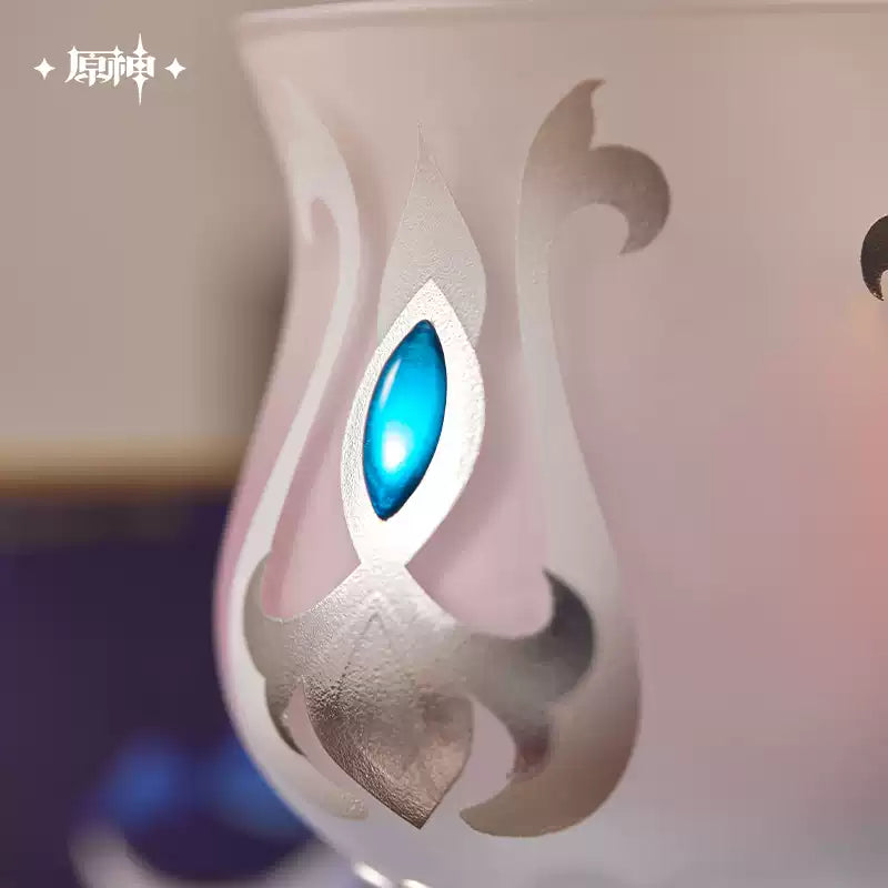 Genshin Impact Neuvillette Goblet Gift Set - "All Waters As One" Series High Borosilicate Glass Cup with Gift Box & Greeting Card