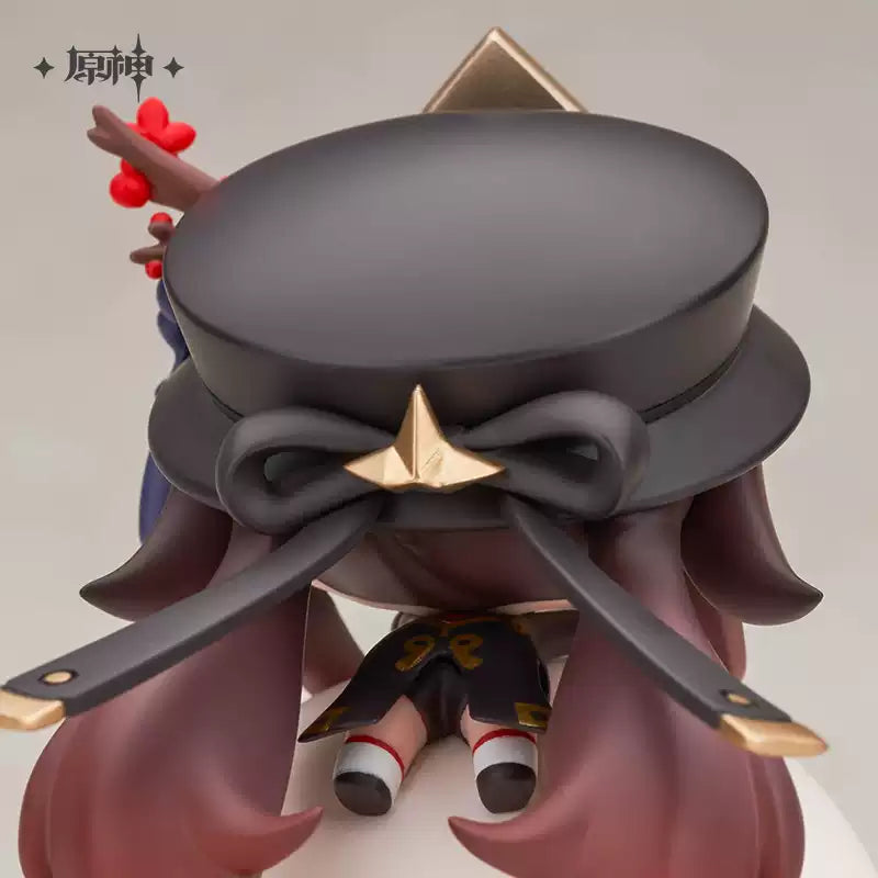 Genshin Impact Hu Tao Chibi Bobblehead - Licensed PVC ABS Metal Desk Decoration (10cm)